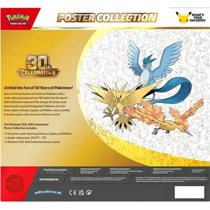 Pokemon TCG - 30th Celebration - Poster Collection (Englisch)