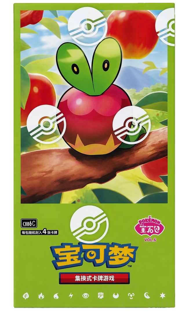 Pokemon TCG - Scarlet & Violet - Gem Pack Vol. 6 (CBB6C) - Booster Box (Vereinfachtes Chinesisch)