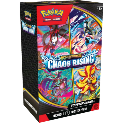 Pokemon TCG - Mega Evolution - Chaos Rising (ME4) - Booster Bundle (Englisch)