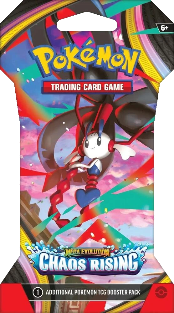 Pokemon TCG - Mega Evolution - Chaos Rising (ME4) - Sleeved Booster Pack (Englisch)