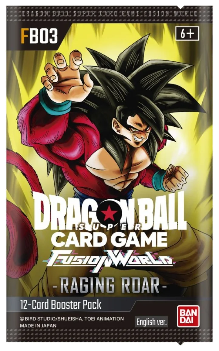 Dragon Ball Super Card Game Fusion World Raging Roar FB03 Booster Pack