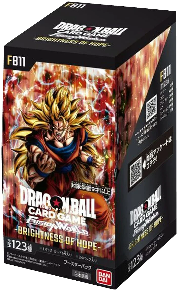 Dragon Ball Super Card Game Fusion World Brightness of Hope FB11 Japanese Booster Box