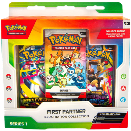 Pokemon TCG - First Partner Illustration Collection - Series 1 (Englisch)