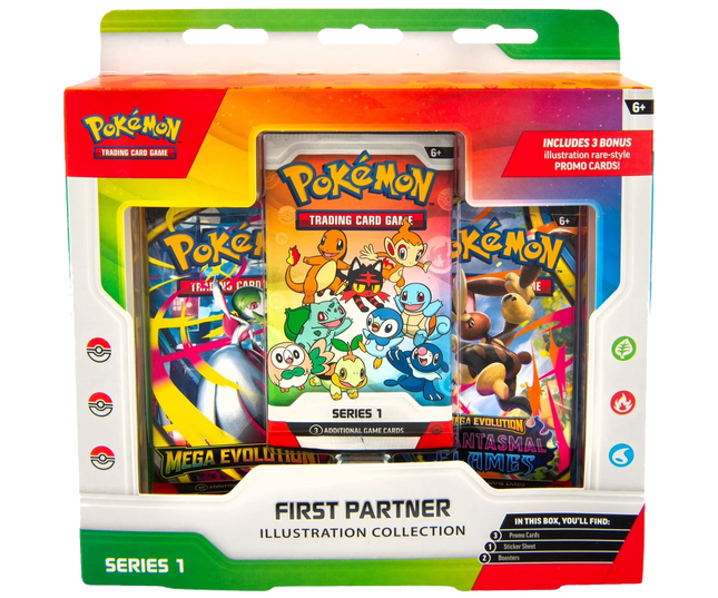 Pokemon TCG - First Partner Illustration Collection - Series 1 (Englisch)