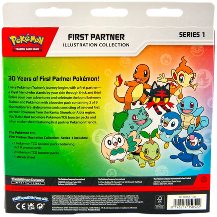 Pokemon TCG - First Partner Illustration Collection - Series 1 (Englisch)