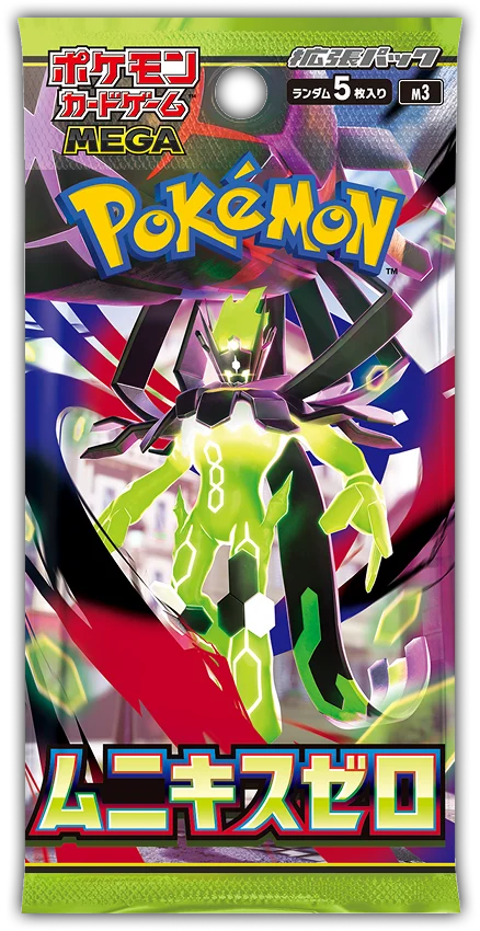Pokemon TCG - Mega Evolution - Nihil Zero/Munikis Zero (M3) - Booster Pack (Japanisch)