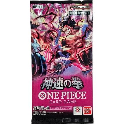One Piece Card Game - A Fist of Divine Speed (OP-11) - Booster Pack (Japanisch)