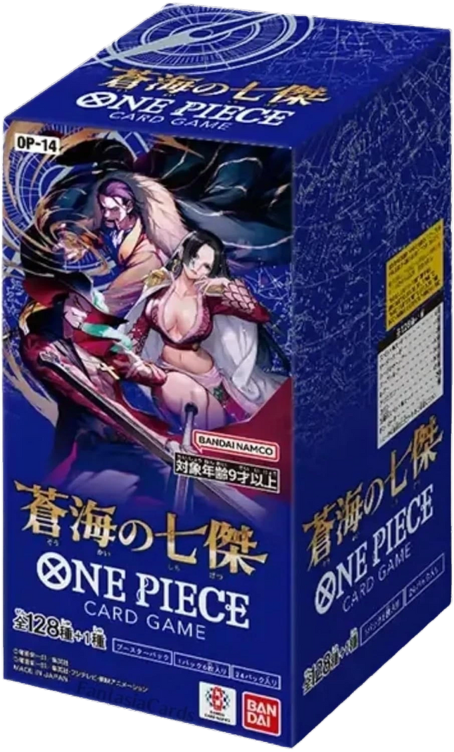 One Piece Card Game - The Azure Sea's Seven (OP-14) - Booster Box (Japanisch)