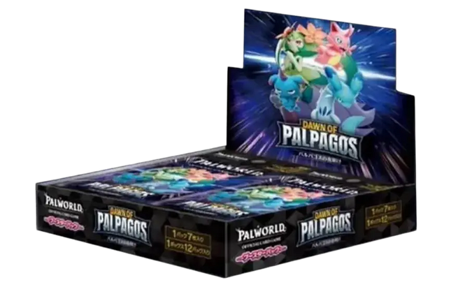 Palworld OCG - Dawn of Palpagos (BP01) - First Edition Booster Box (Japanisch)