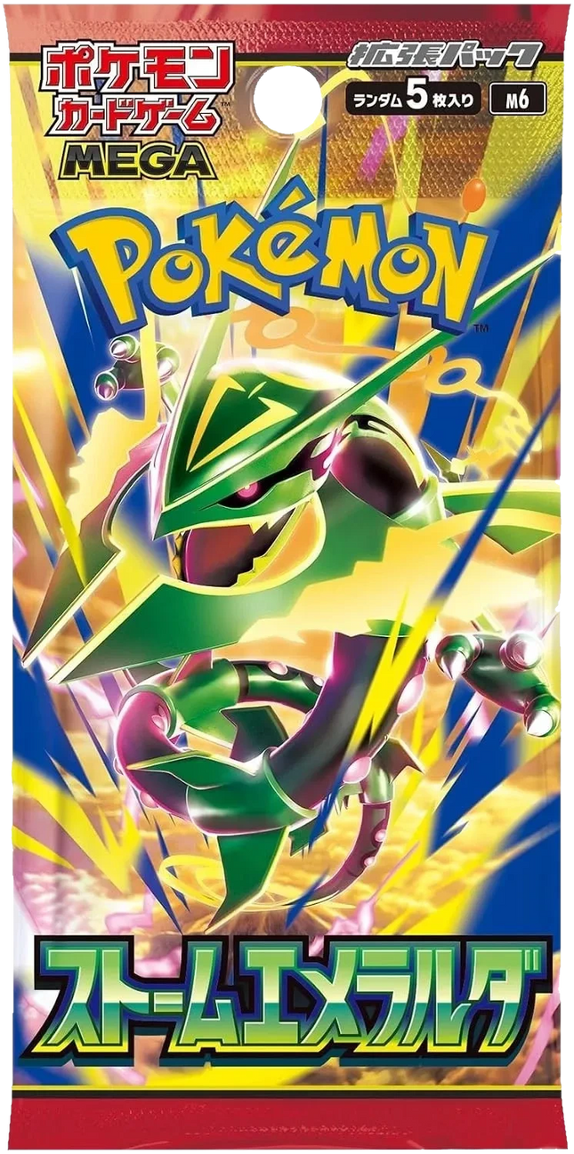 Pokemon TCG - Mega Evolution - Storm Emeralda (M6) - Booster Pack (Japanisch)