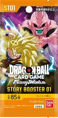 Dragon Ball Super Card Game Fusion World Story Booster 01 ST01 Japanese Booster Pack