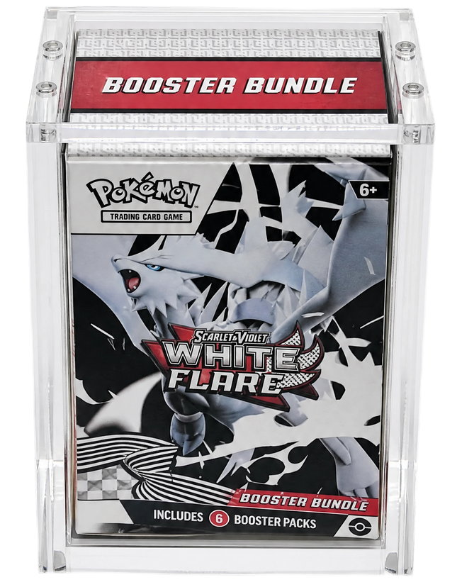 Acryl Display Case - Booster Bundle - Passend für S&V & Ältere Sets (Magnetdeckel)
