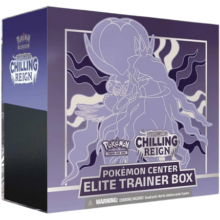 Pokemon TCG - Sword & Shield - Chilling Reign - Pokemon Center Elite Trainer Box (Shadow Rider Calyrex) (Englisch)