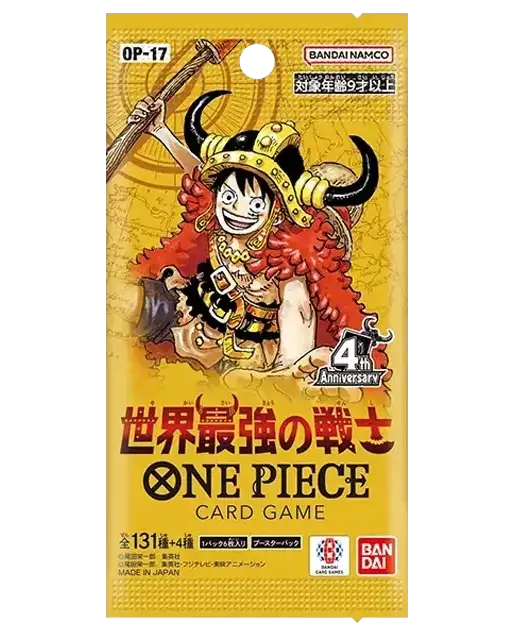 One Piece Card Game - The World's Strongest Warriors (OP-17) - Booster Pack (Japanisch)