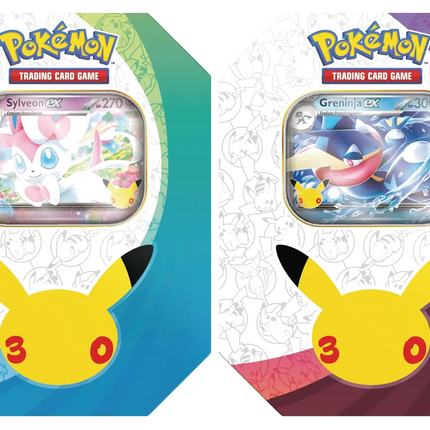 Pokemon TCG - 30th Celebration - ex Tin - Assorted (Englisch)